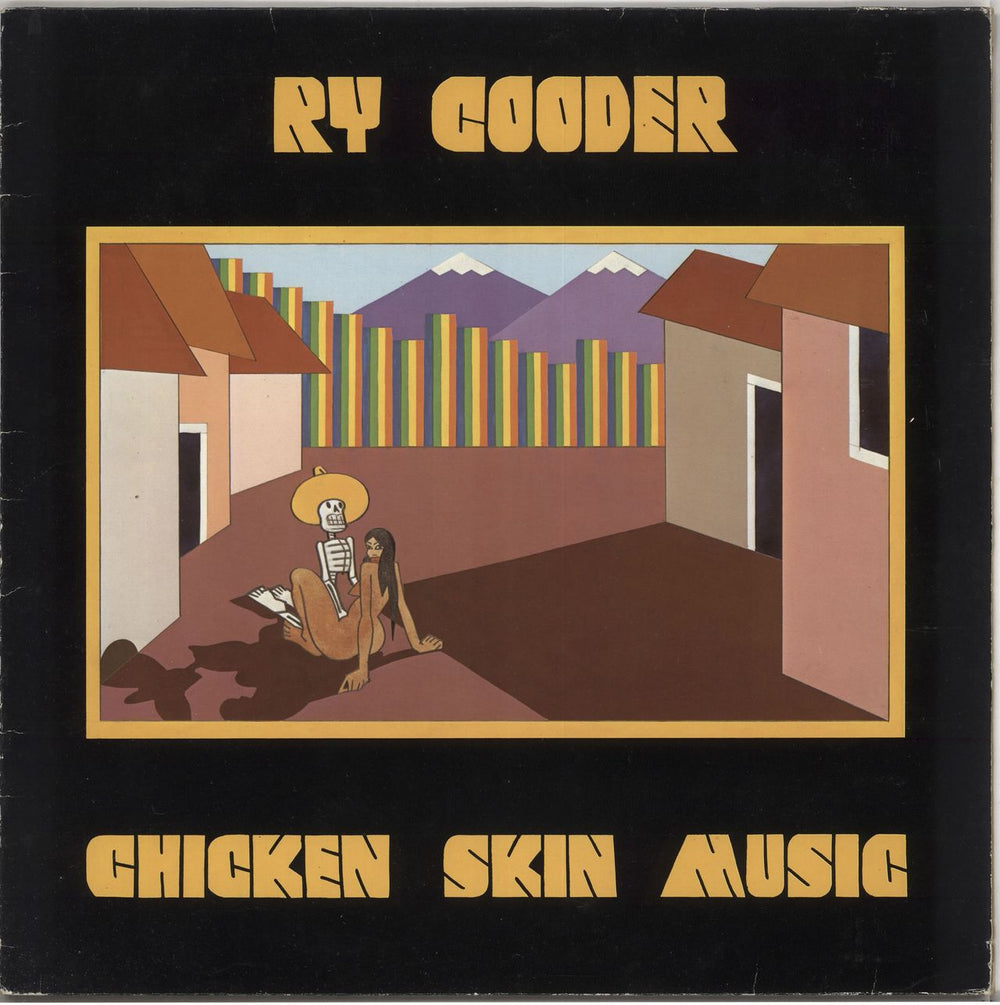 Ry Cooder Chicken Skin Music + Insert UK vinyl LP album (LP record) K54083