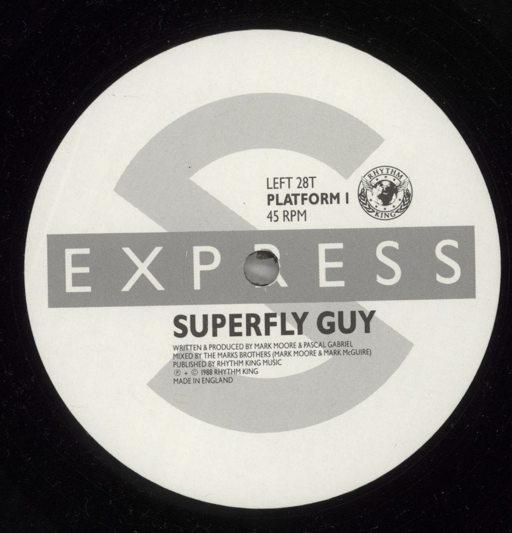 S'Express Superfly Guy UK 12" vinyl single (12 inch record / Maxi-single) XPR12SU65485