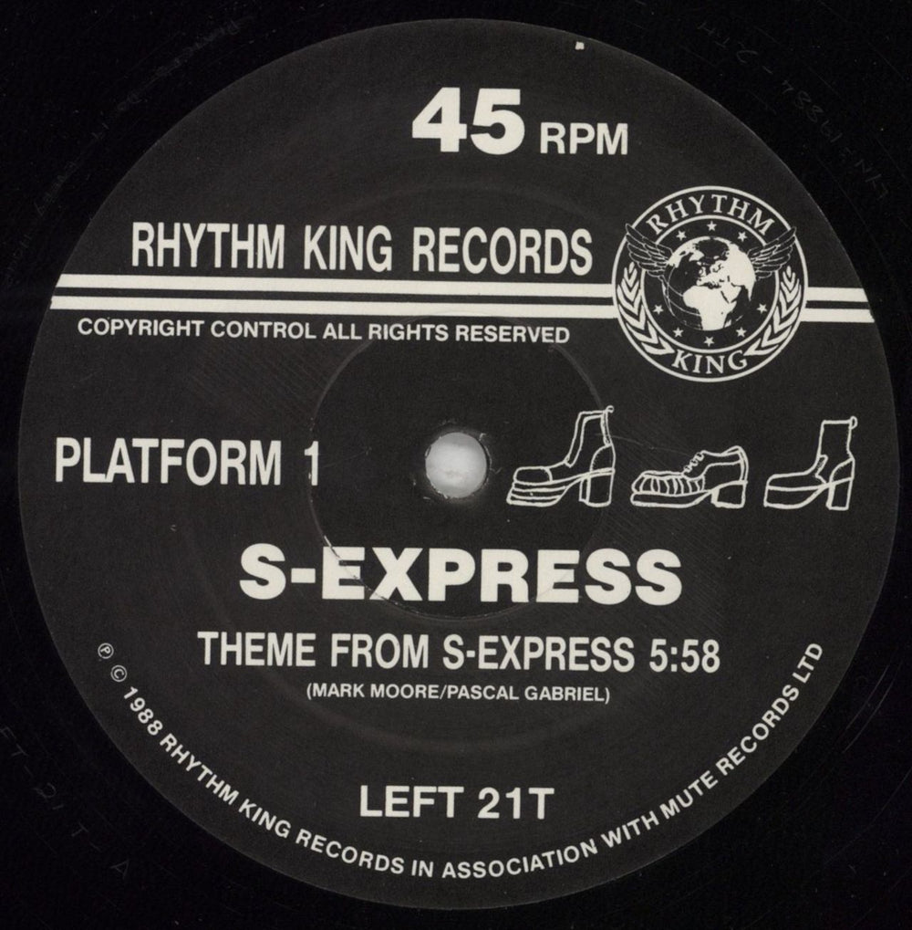 S'Express Theme From S-Express UK 12" vinyl single (12 inch record / Maxi-single) XPR12TH65483