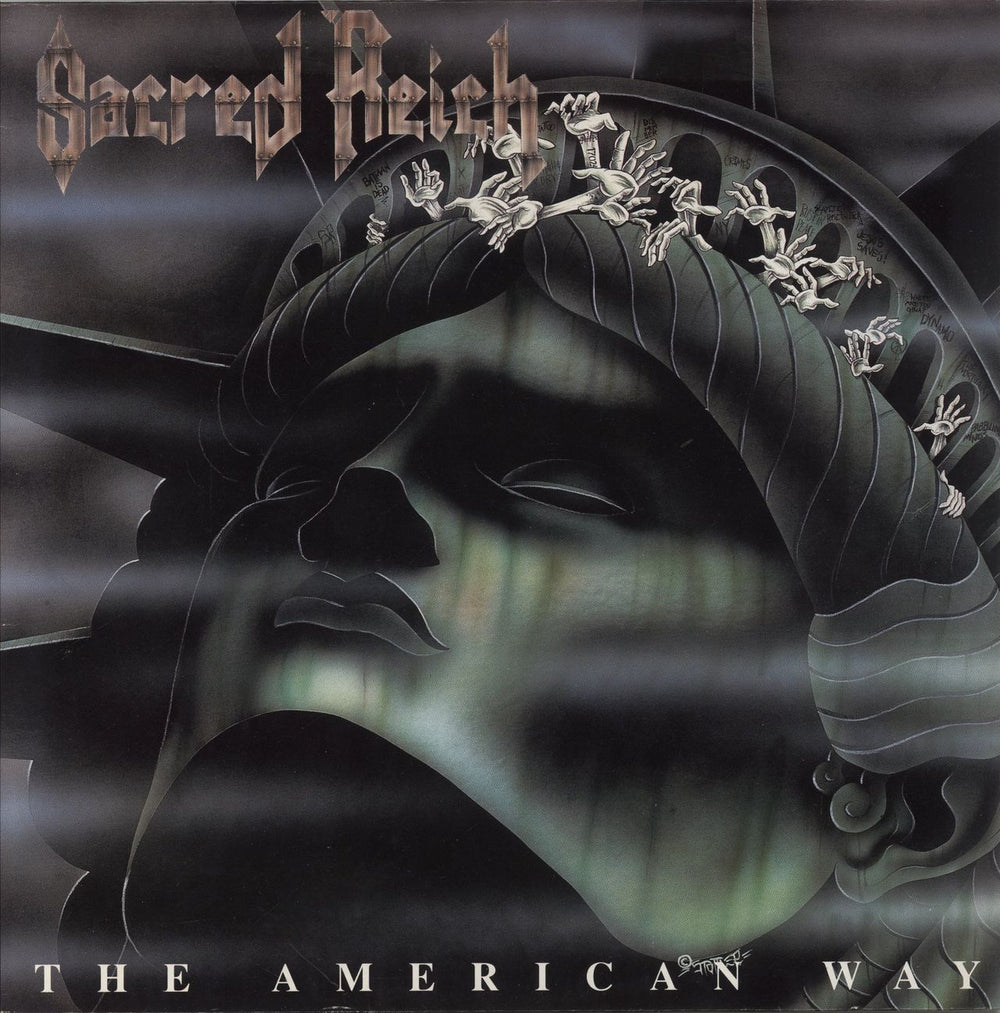 Sacred Reich The American Way - EX UK vinyl LP album (LP record) RO93921