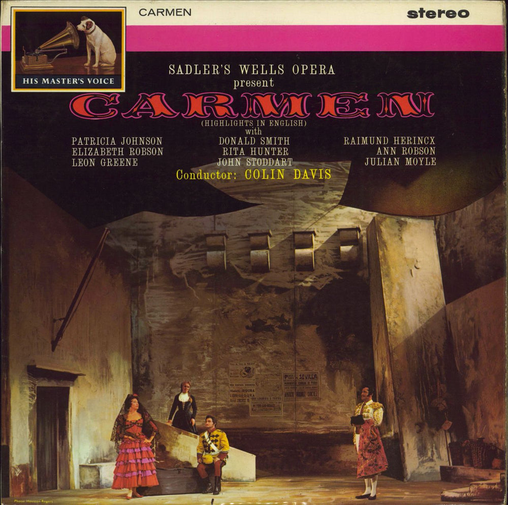 Sadler's Wells Theatre Carmen - 60s UK vinyl LP album (LP record) CSD1398