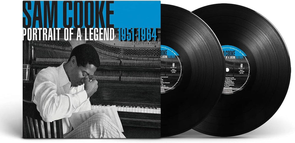 Sam Cooke Portrait Of A Legend 1951-1964 - Black Vinyl 180 Gram - Sealed UK 2-LP vinyl record set (Double LP Album) SAK2LPO766890