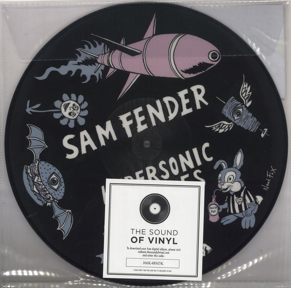 Sam Fender Hypersonic Missiles UK picture disc LP (vinyl picture disc album) 0BNPDHY736064