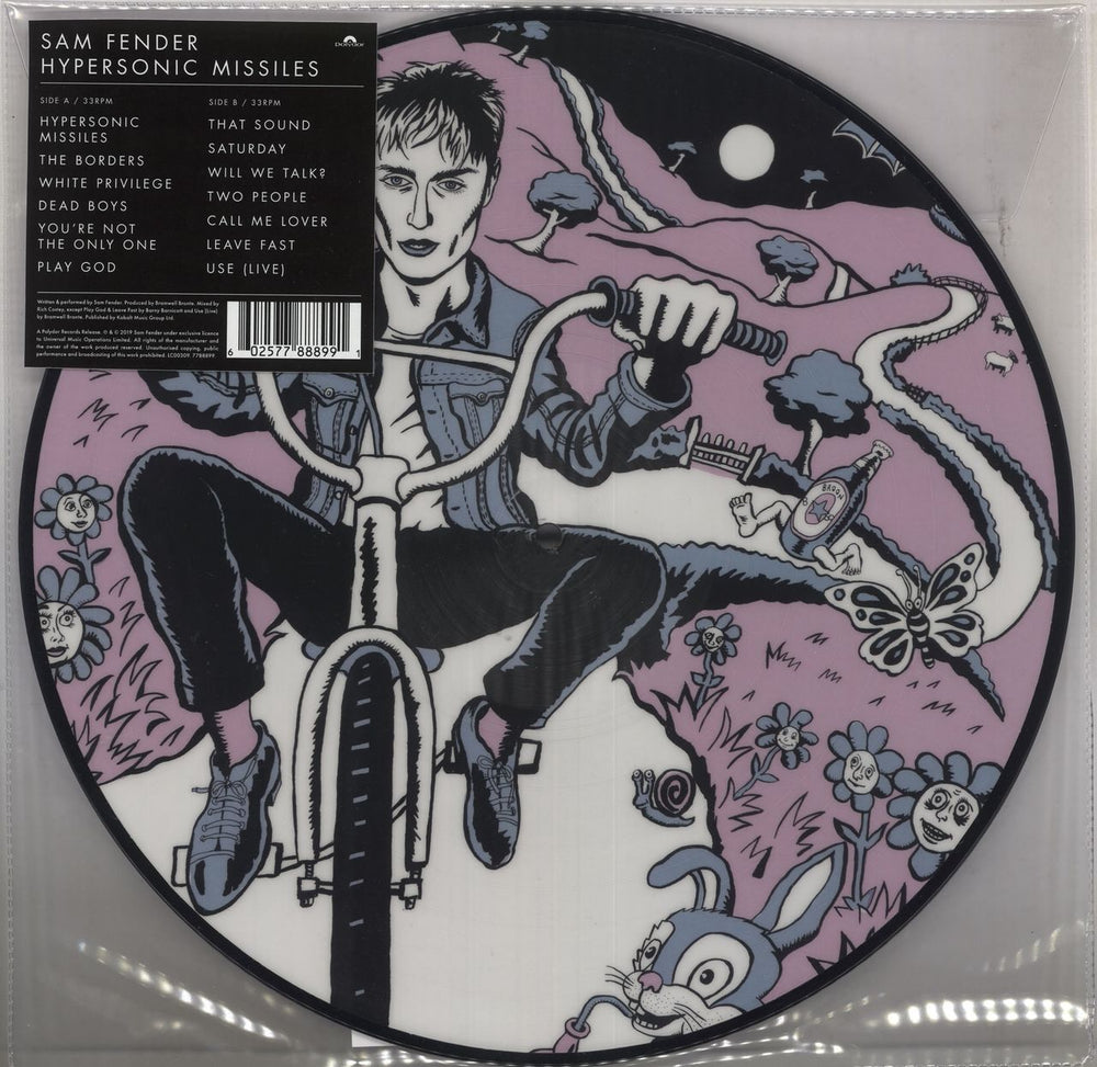 Sam Fender Hypersonic Missiles UK picture disc LP (vinyl picture disc album) 7788899