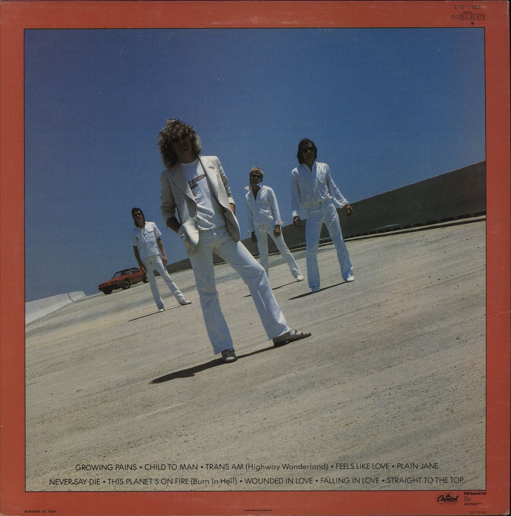 Sammy Hagar Street Machine UK vinyl LP album (LP record)