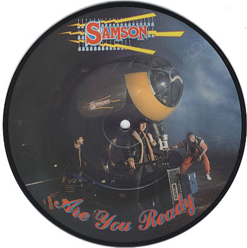 Samson Are You Ready UK 7" vinyl picture disc (7 inch picture disc single) POSPP670