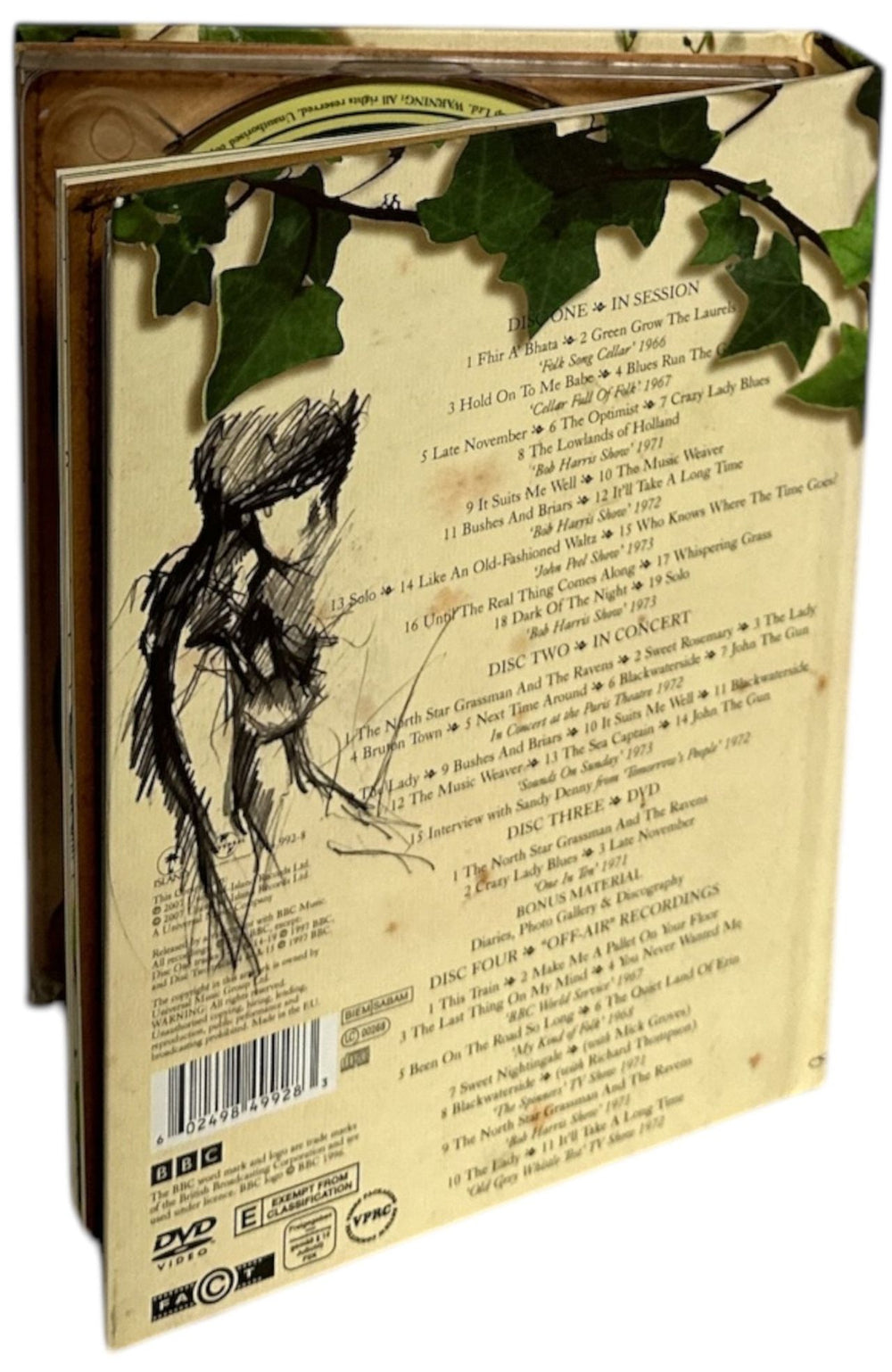 Sandy Denny Live At The BBC - EX UK 4-CD album set 602498499283