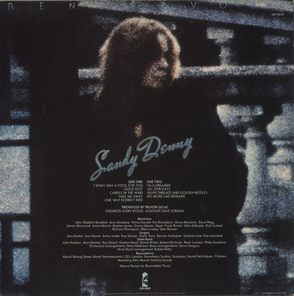 Sandy Denny Rendezvous - EX UK vinyl LP album (LP record)
