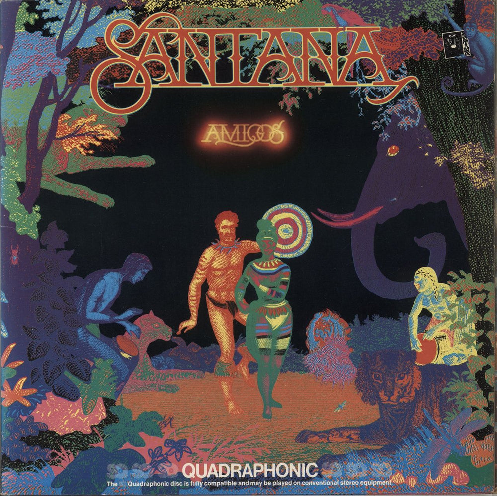 Santana Amigos - Quadraphonic Dutch vinyl LP album (LP record) Q86005