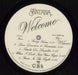 Santana Welcome - White label variant UK vinyl LP album (LP record) SNTLPWE858581