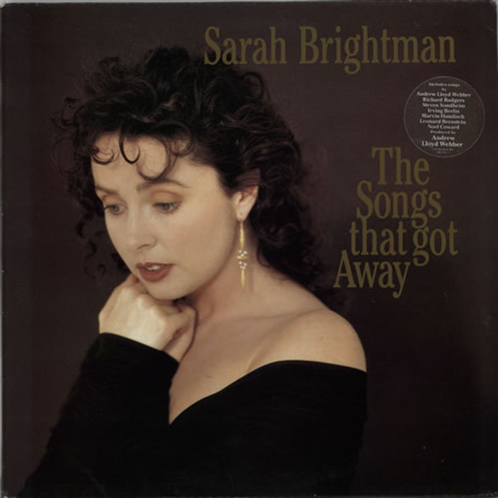 Sarah Brightman The Songs That Got Away + press release UK vinyl LP album (LP record) 839116-1