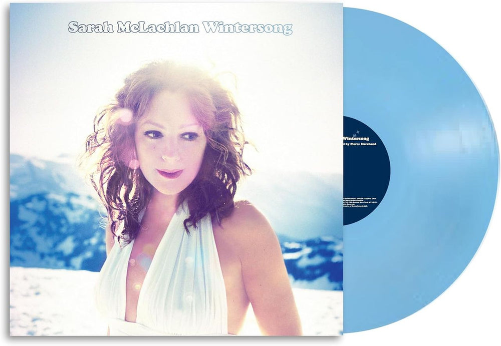 Sarah McLachlan Wintersong - Blue Vinyl - Sealed UK vinyl LP album (LP record) 198028084116