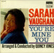 Sarah Vaughan You're Mine You UK vinyl LP album (LP record) ALLR801