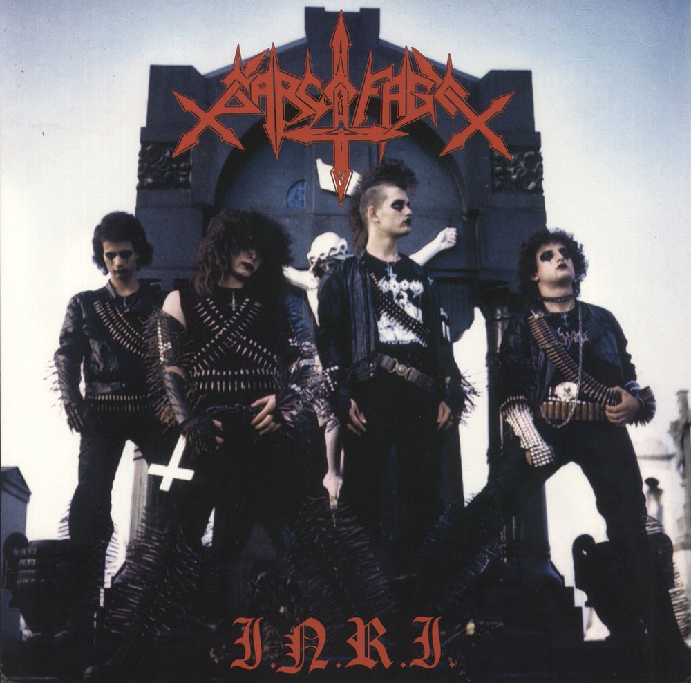 Sarcofago I.N.R.I. US vinyl LP album (LP record) ZEBU005LP