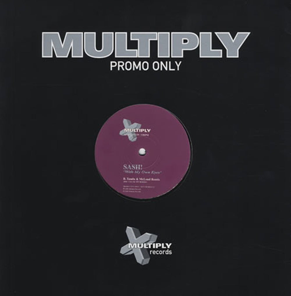 Sash! With My Own Eyes UK Promo 12" vinyl single (12 inch record / Maxi-single) 12MULTY67PX