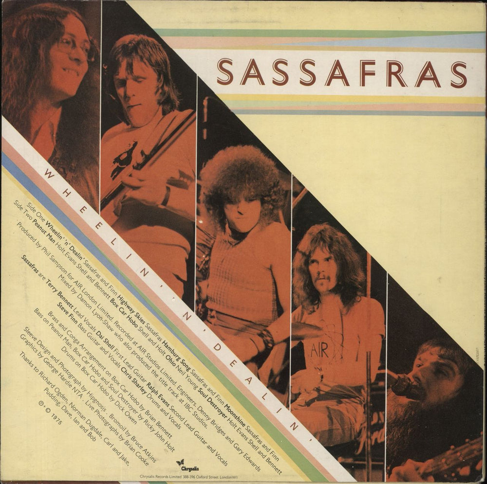 Sassafras Wheelin' 'n' Dealin' UK vinyl LP album (LP record)