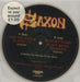 Saxon And The Bands Played On - Price Sticker UK 7" vinyl picture disc (7 inch picture disc single) CAR180P