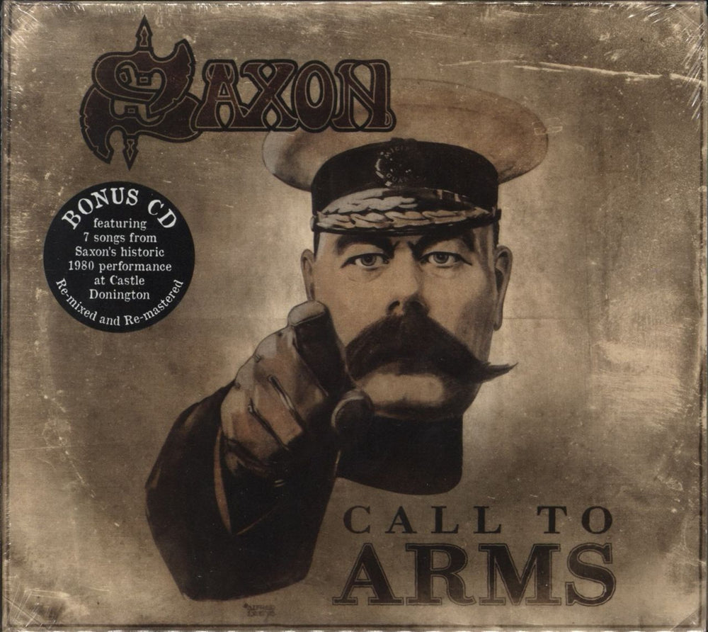 Saxon Call To Arms UK 2 CD album set (Double CD) UDR0028CD