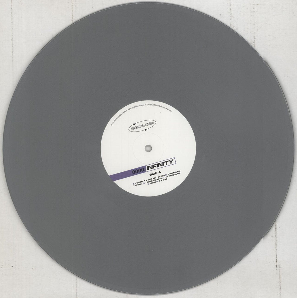 Scarlxrd 0000.Infinity - Silver Vinyl UK vinyl LP album (LP record) 7CILPIN861413