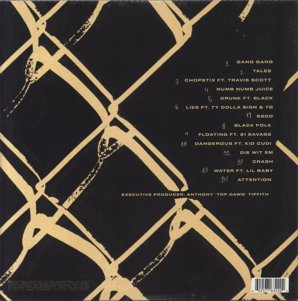 Schoolboy Q Crash Talk - Sealed UK vinyl LP album (LP record) 602577632204