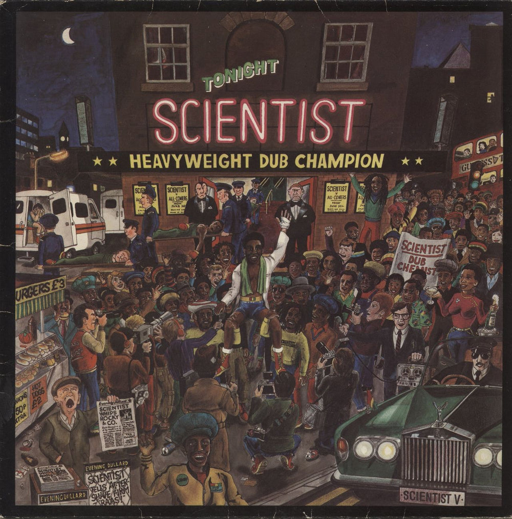 Scientist Heavyweight Dub Champion - VG UK vinyl LP album (LP record) GREL13