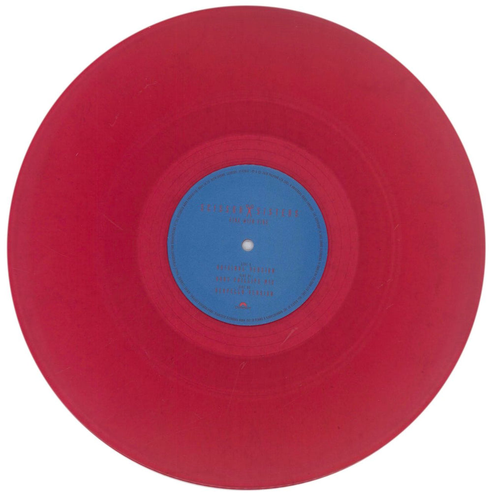 Scissor Sisters Fire With Fire - Red vinyl UK 12" vinyl single (12 inch record / Maxi-single) SS112FI841707