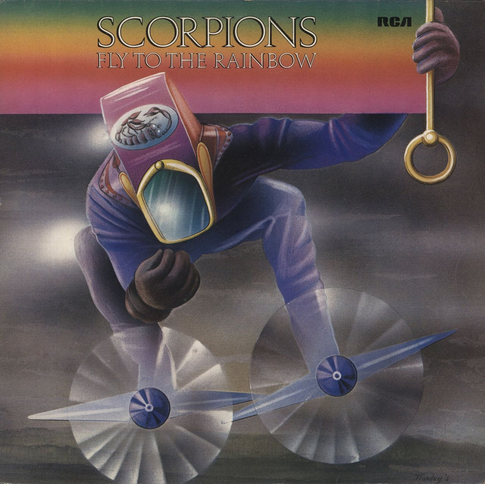 Scorpions Fly To The Rainbow - 1st - EX German vinyl LP album (LP record) PPL1-4025