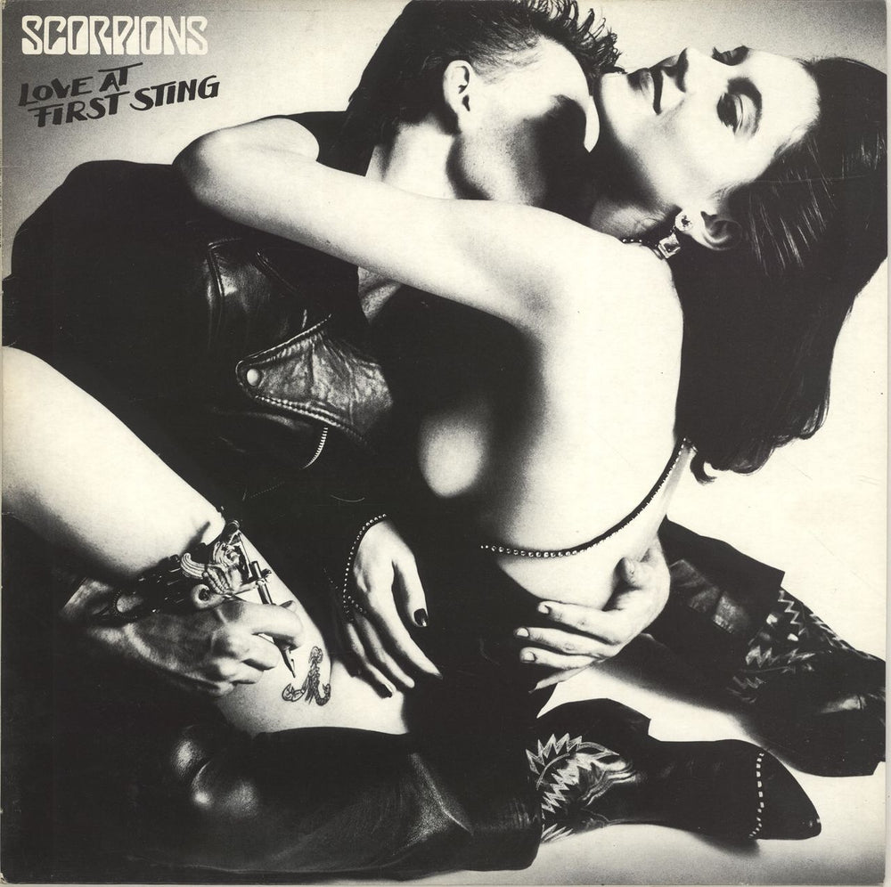 Scorpions Love At First Sting + Insert UK vinyl LP album (LP record) SHSP24-0007-1