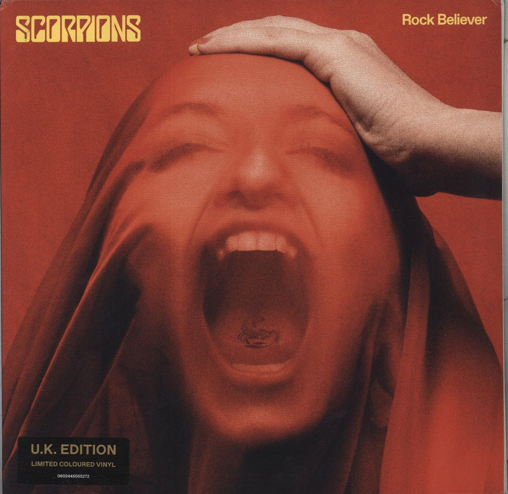 Scorpions Rock Believer - UK Exclusive Edition Red Vinyl UK 2-LP vinyl record set (Double LP Album) 0602445055272