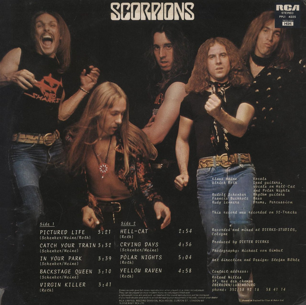 Scorpions Virgin Killer UK vinyl LP album (LP record)