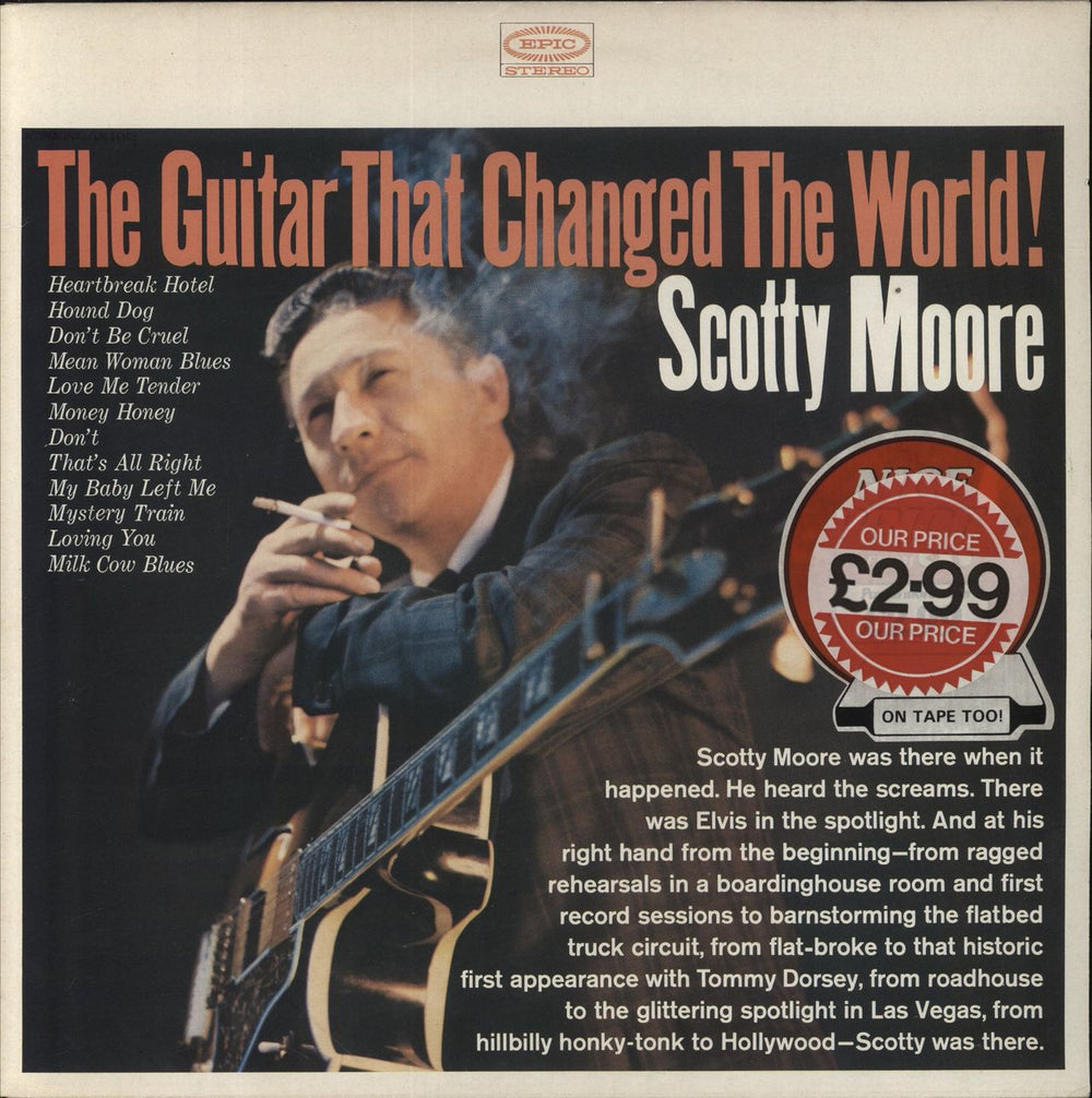 Scotty Moore The Guitar That Changed The World! UK vinyl LP album (LP record) EPC32306