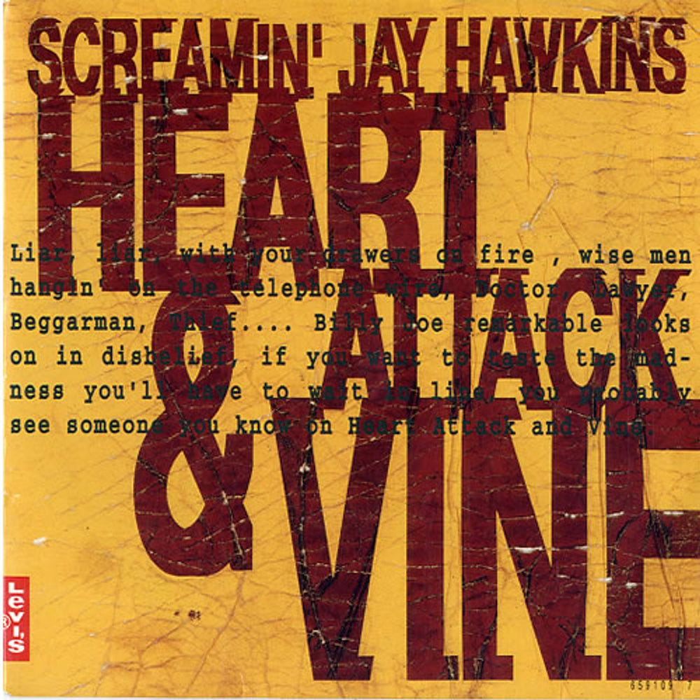 Screamin' Jay Hawkins Heart Attack & Vine UK 7" vinyl single (7 inch record / 45) 6591097