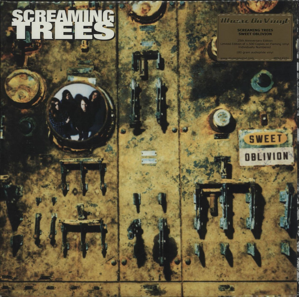 Screaming Trees Sweet Oblivion - Orange Vinyl + Numbered Sleeve Dutch vinyl LP album (LP record) MOVLP101