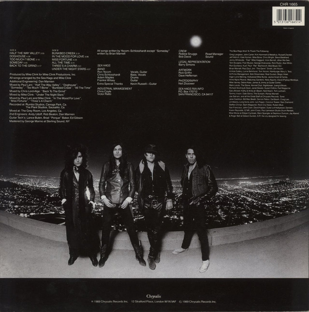 Sea Hags Sea Hags UK vinyl LP album (LP record) 5013136166514