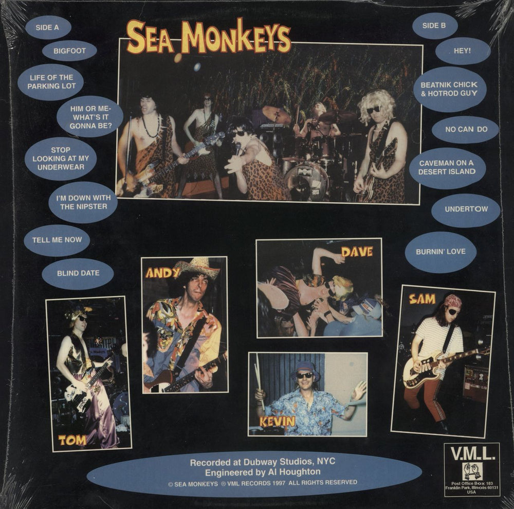Sea Monkeys Sea Monkeys Vs. Bigfoot - Orange Vinyl US 12" vinyl single (12 inch record / Maxi-single)