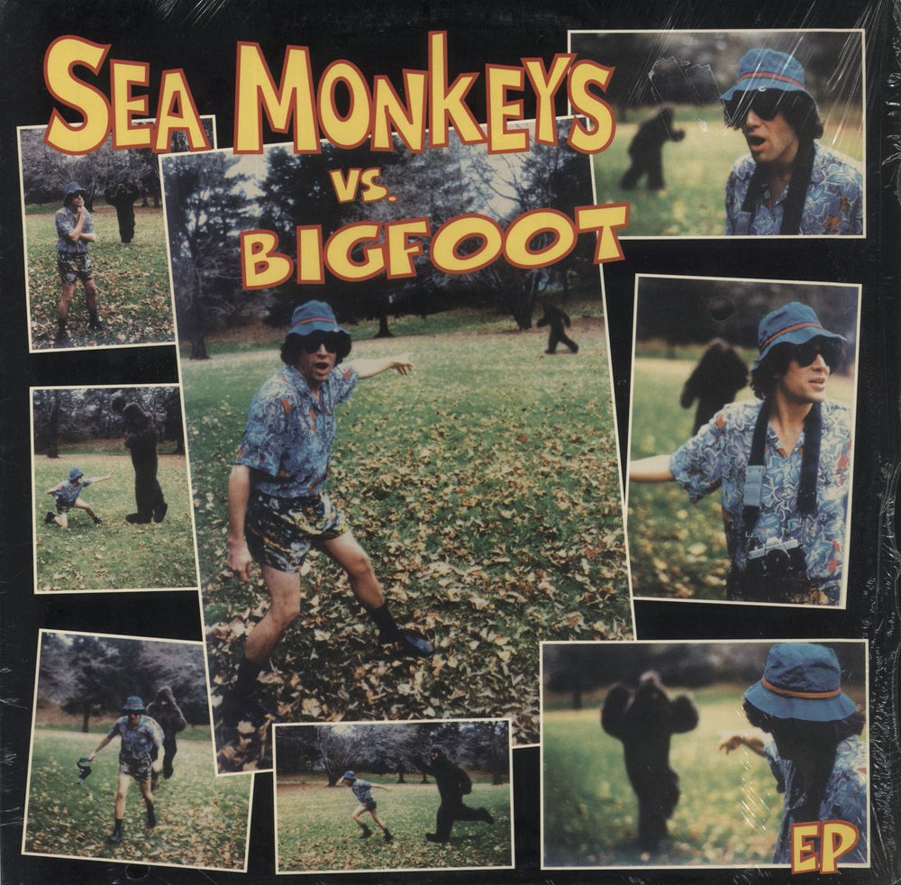 Sea Monkeys Sea Monkeys Vs. Bigfoot - Orange Vinyl US 12" vinyl single (12 inch record / Maxi-single) VML045