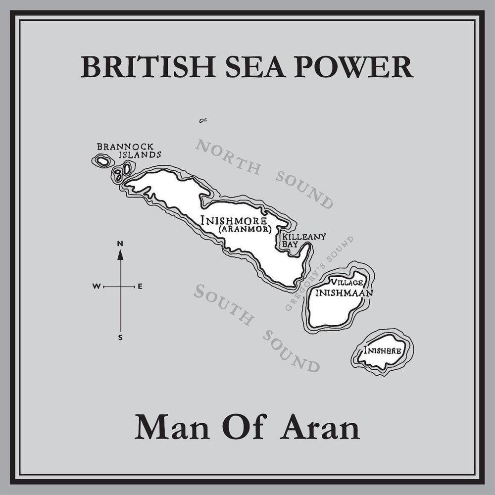 Sea Power Man Of Aran - Yellow & Blue Vinyl - Sealed UK 2-LP vinyl record set (Double LP Album) RTRAD499LP