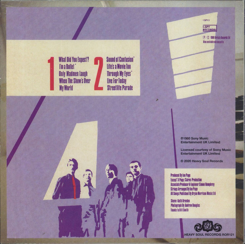 Secret Affair Behind Closed Doors - Purple Vinyl UK vinyl LP album (LP record)