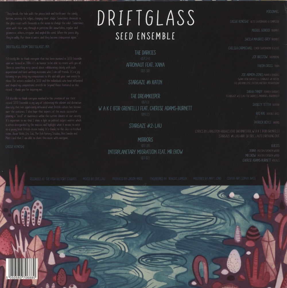 SEED Ensemble Driftglass UK 2-LP vinyl record set (Double LP Album) 5050580706880