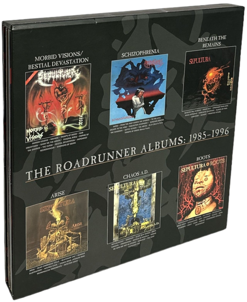 Sepultura The Roadrunner Albums: 1985-1996 - Coloured Vinyl UK Vinyl Box Set 081227944001