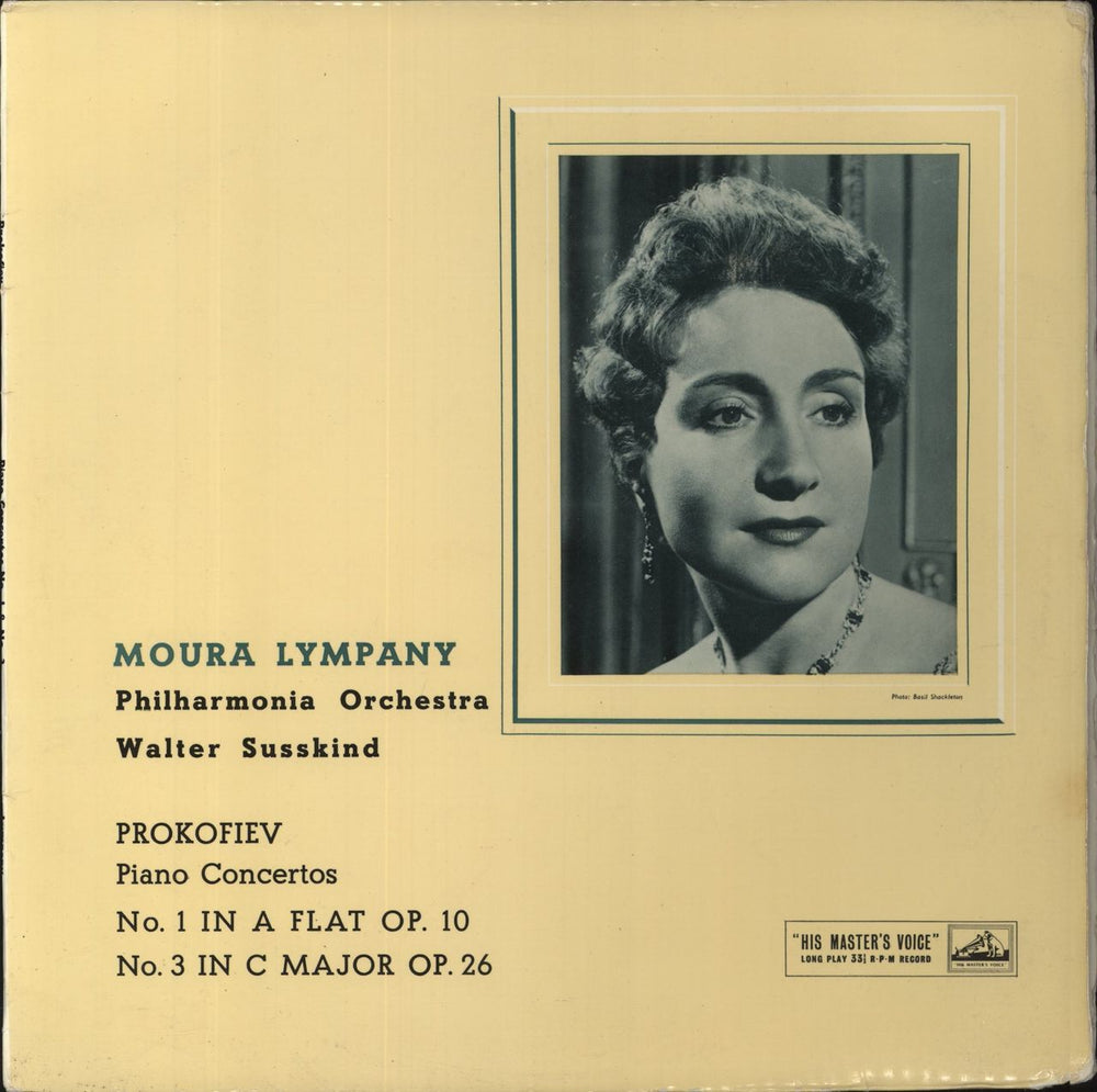 Sergei Prokofiev Prokofiev: Piano Concertos No. 1 In D Flat Major, Op. 10, No. 3 In C Minor, Op. 26 UK vinyl LP album (LP record) CLP1126