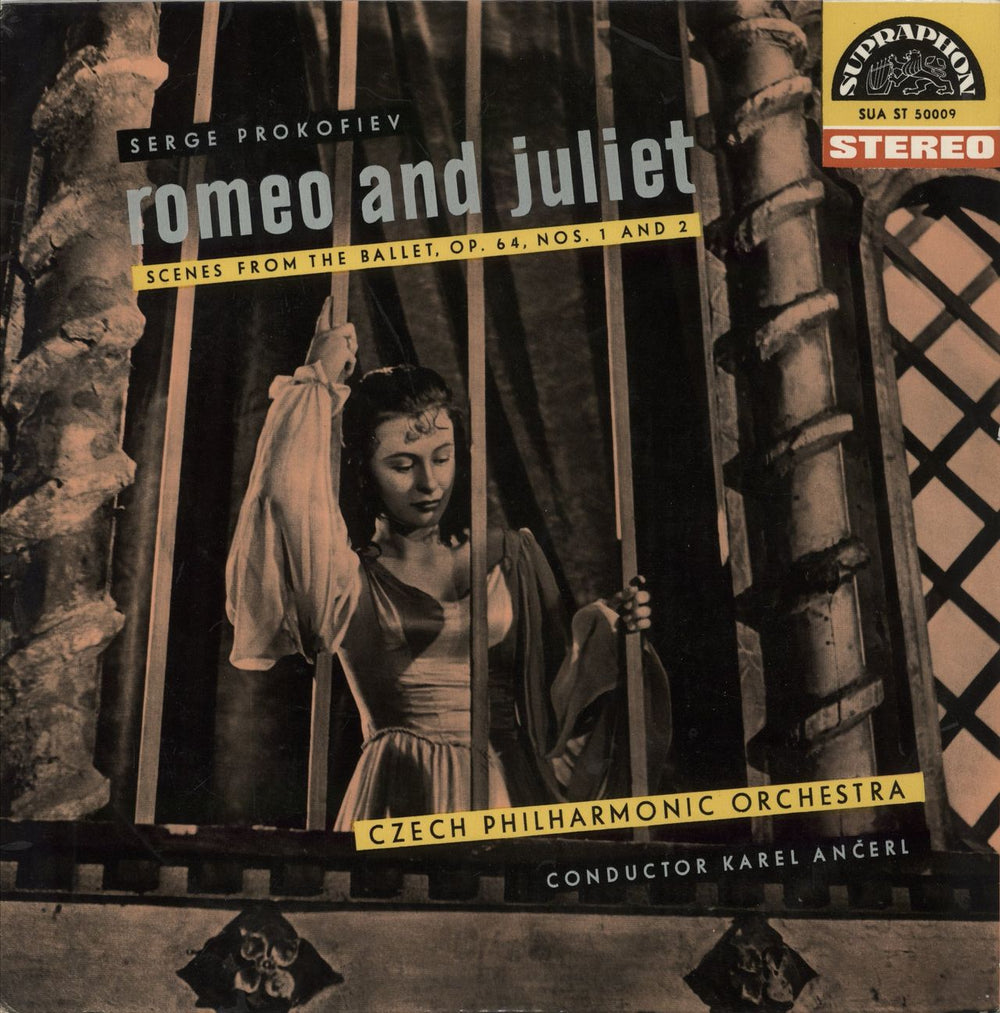 Sergei Prokofiev Romeo and Juliet - Scenes From The Ballet Czech vinyl LP album (LP record) SUAST50009