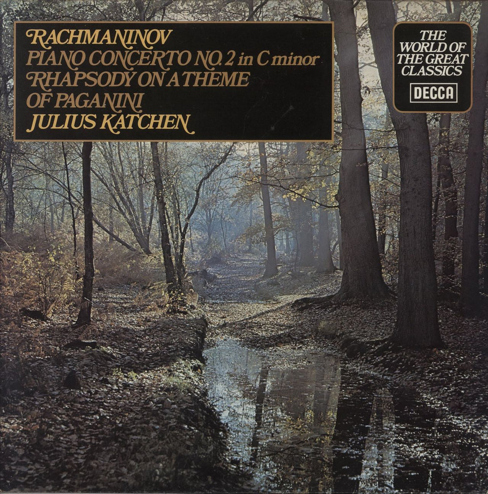 Sergei Rachmaninov Piano Concerto No. 2 & Rhapsody on a theme of Paganini Dutch vinyl LP album (LP record) SPA505