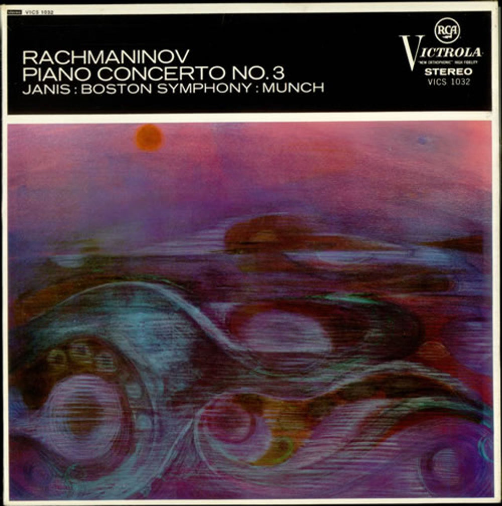 Sergei Rachmaninov Piano Concerto No. 3 UK vinyl LP album (LP record) VICS1032