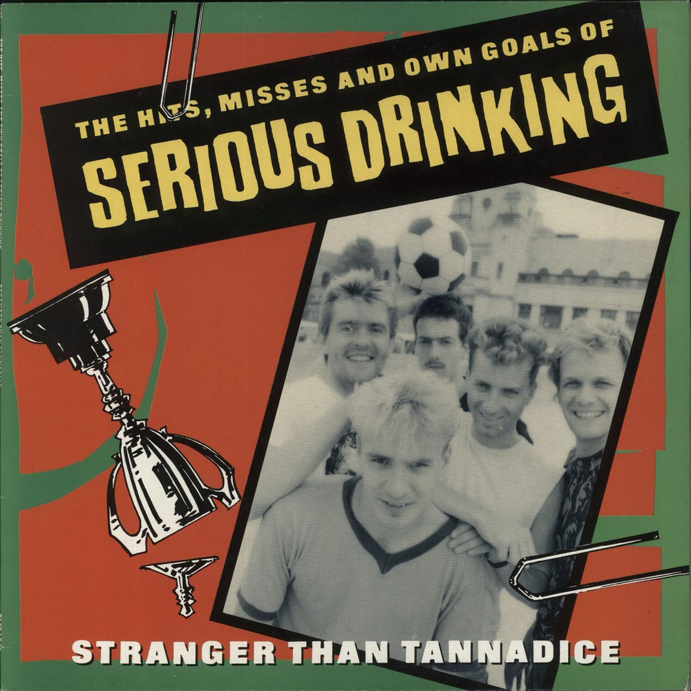 Serious Drinking Stranger Than Tannadice: The Hits, Misses And Own Goals Of Serious Drinking + Beer Mat UK vinyl LP album (LP record) PLAYLP14