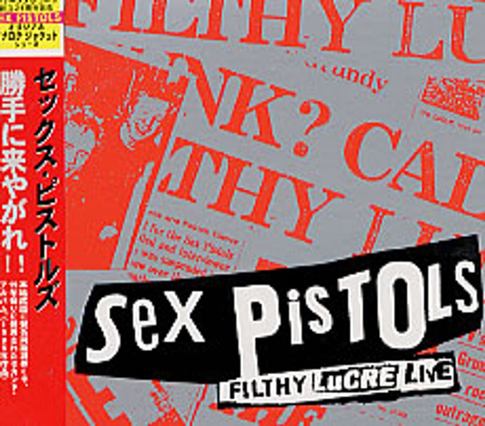 Sex Pistols Filthy Lucre Live Japanese CD album (CDLP) VJCP-68051