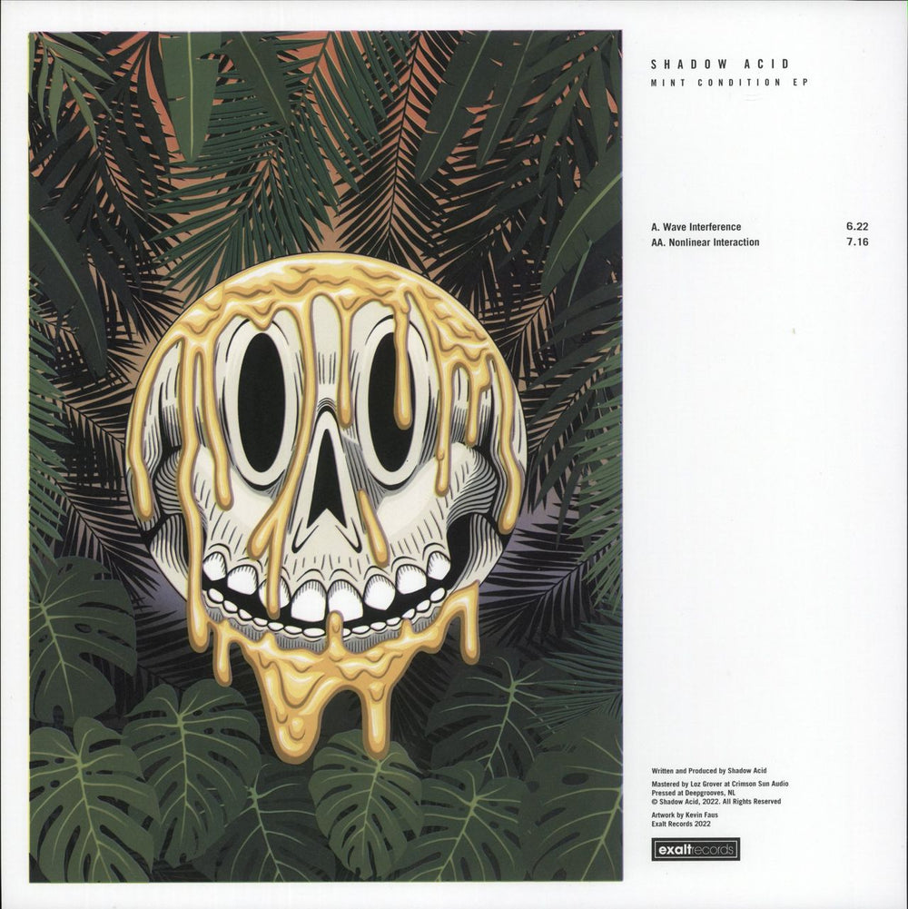 Shadow Acid Mint Condition EP - Orange Marbled Vinyl UK 12" vinyl single (12 inch record / Maxi-single) 3SHADOWACID2