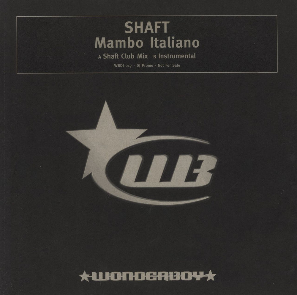 Shaft Mambo Italiano UK Promo 12" vinyl single (12 inch record / Maxi-single) WBDJ017