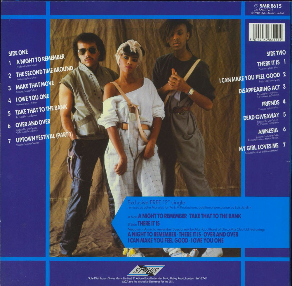 Shalamar The Greatest Hits + Bonus 12" UK vinyl LP album (LP record) 5014052861514