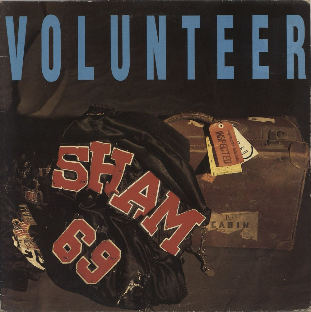Sham 69 Volunteer UK vinyl LP album (LP record) LLP117